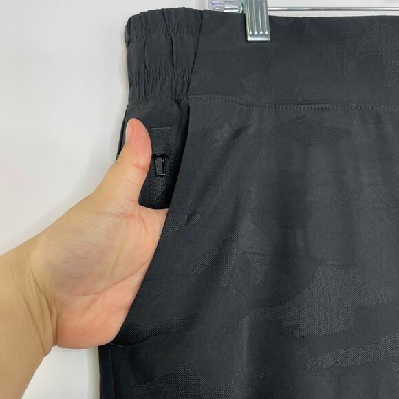Athleta black camo jogger lightweight pants women's size 18 - Picture 2 of 14